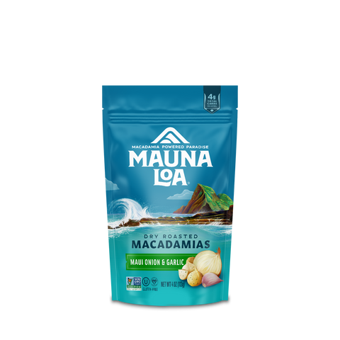 Flavored Macadamias - Maui Onion and Garlic Small Bag