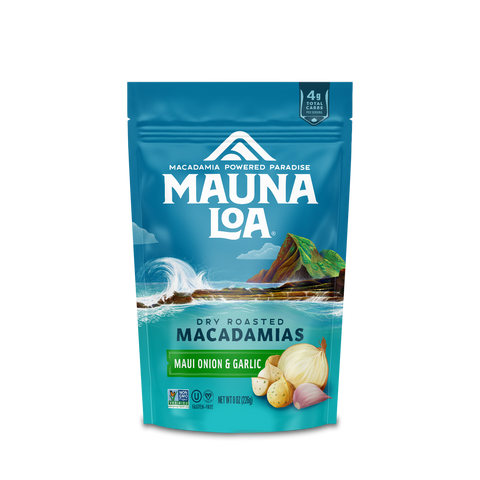 Flavored Macadamias - Maui Onion and Garlic Medium Bag