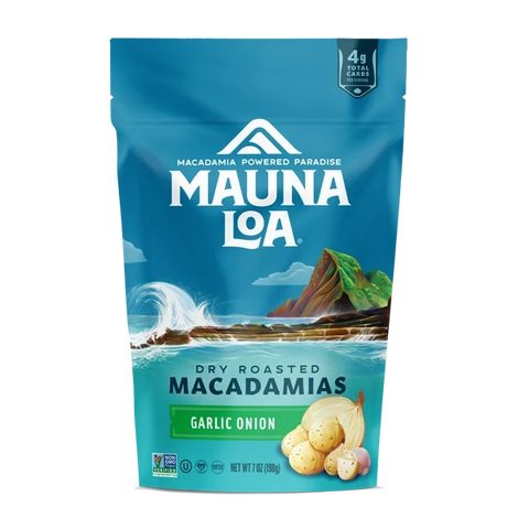 Flavored Macadamias - Garlic Onion Medium Bag