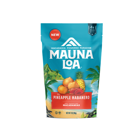 Flavored Macadamias - Pineapple Habanero Medium Bag