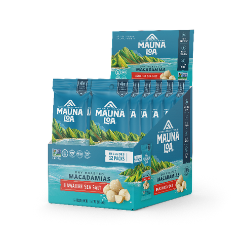 Flavored Macadamias - Hawaiian Sea Salt Snack Macs